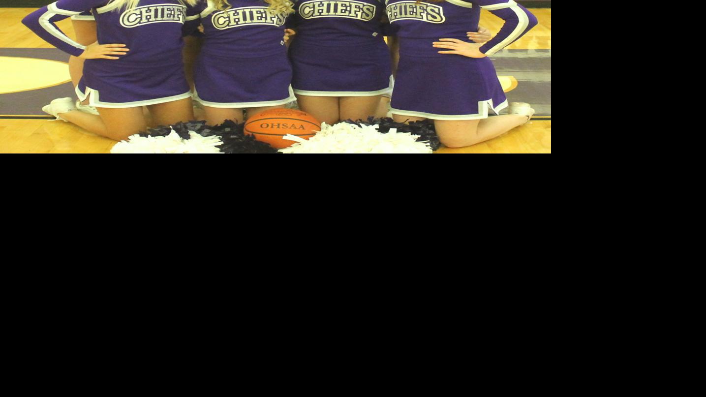 Eighth-grade basketball cheerleaders | Sports | logandaily.com