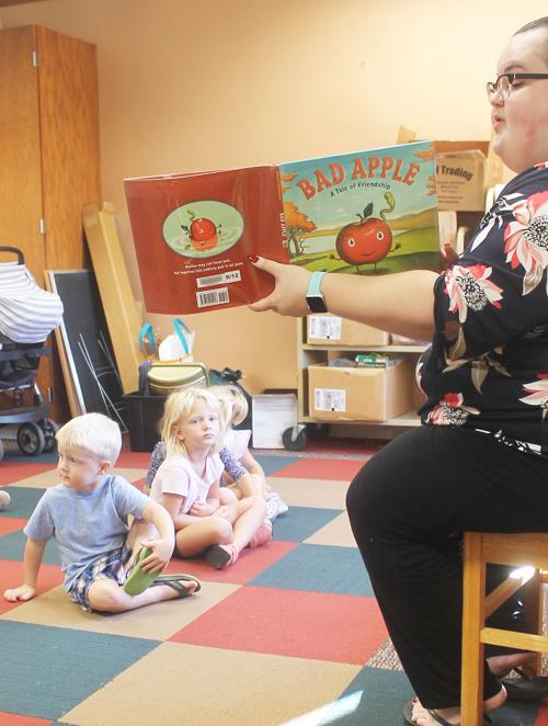 Story time at the library
