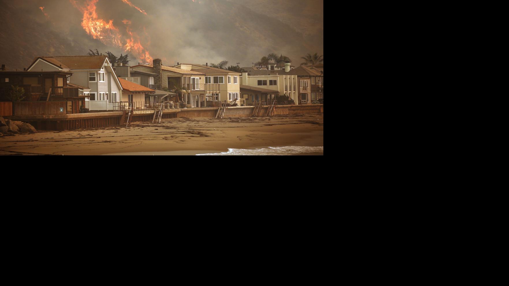 Ventura fire rages, threatening communities both coastal ...