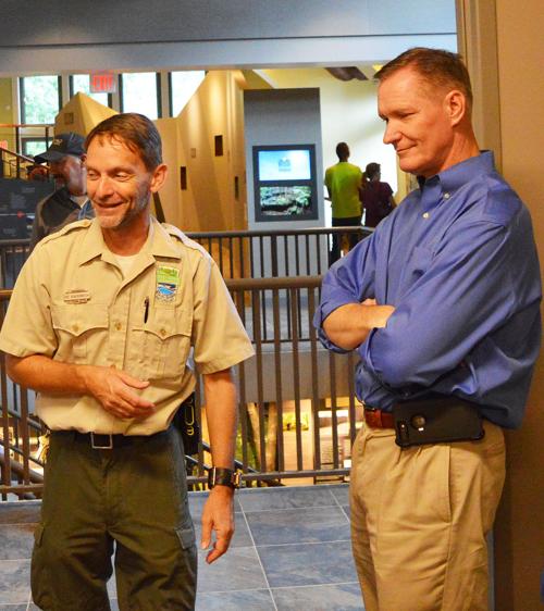 Stivers visits Hocking County