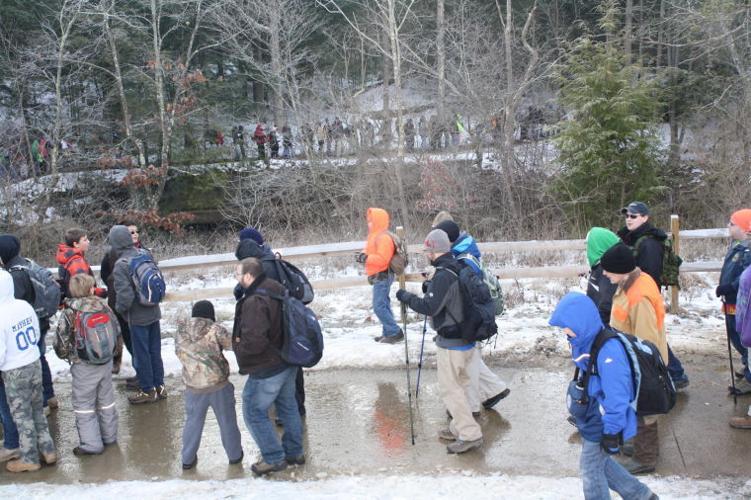 Record breaking crowd attends 50th annual winter hike | News ...