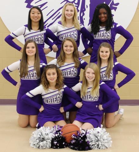 Middle School Seventh Grade Cheerleaders Sports 6836