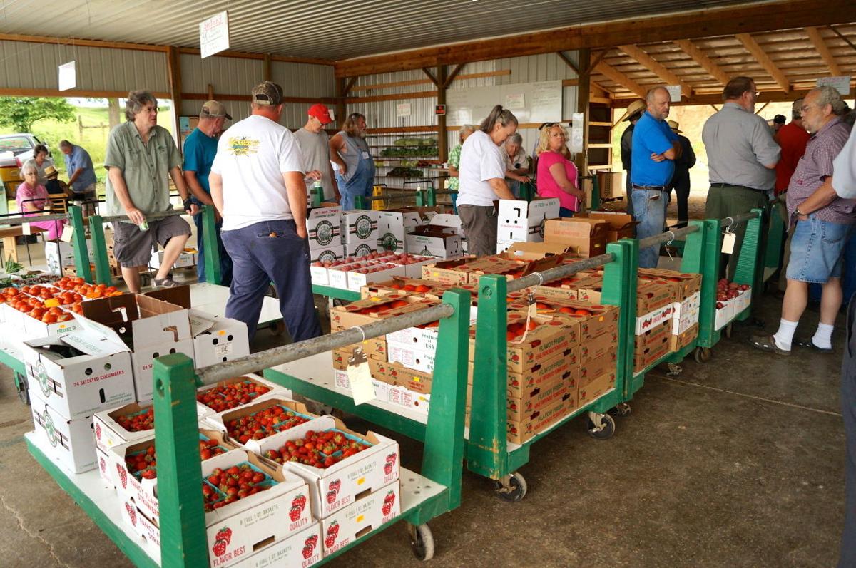 Local growers provide fresh produce for auction News