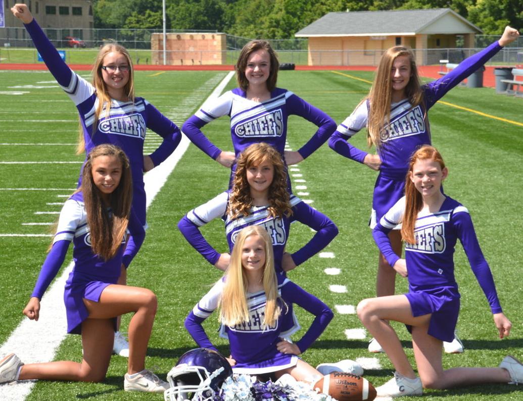 Seventh-grade football cheerleaders | Sports | logandaily.com