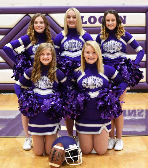 Freshman football cheerleaders
