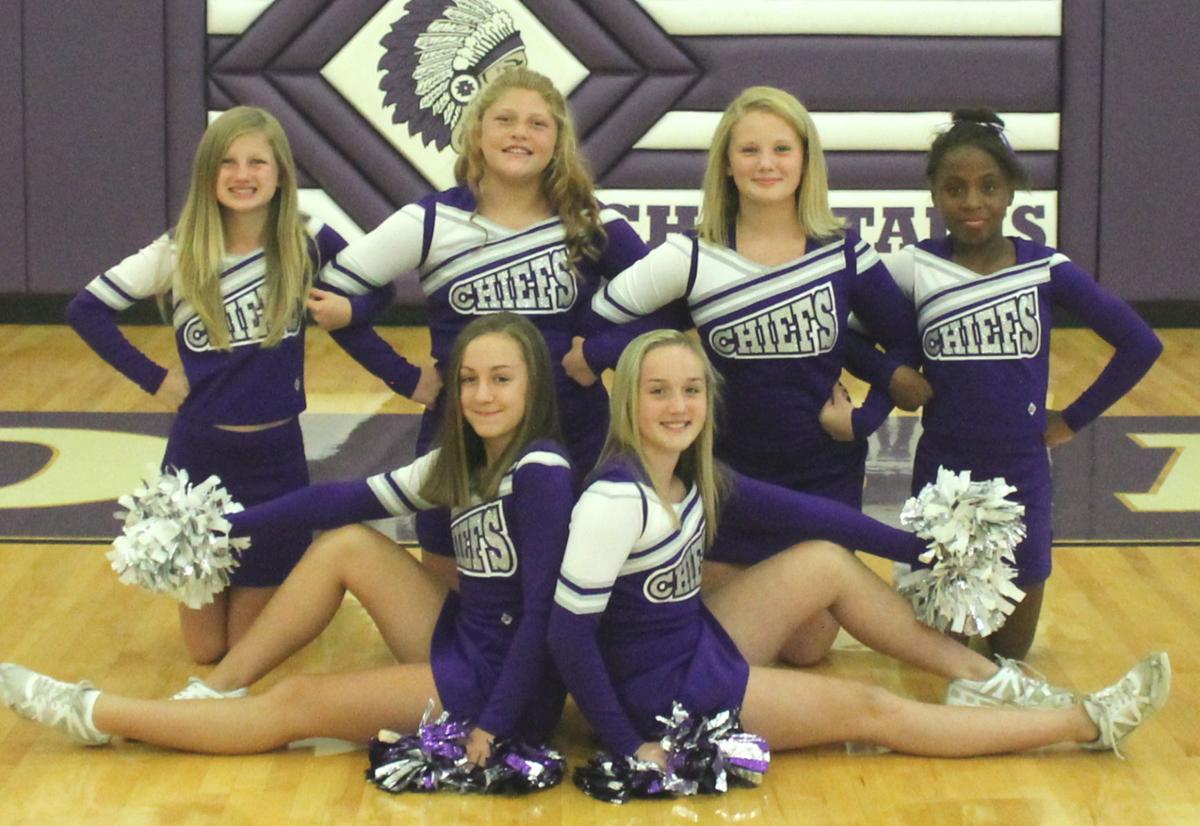 Seventh-grade football cheerleaders | Sports | logandaily.com