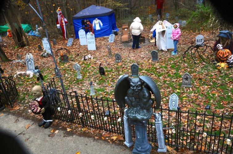 Hocking Hills State Park Campground Halloween fun Neighbors