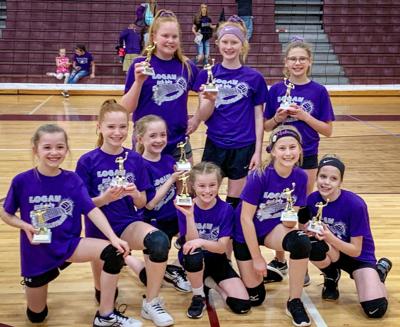 Fifth-grade volleyball champions