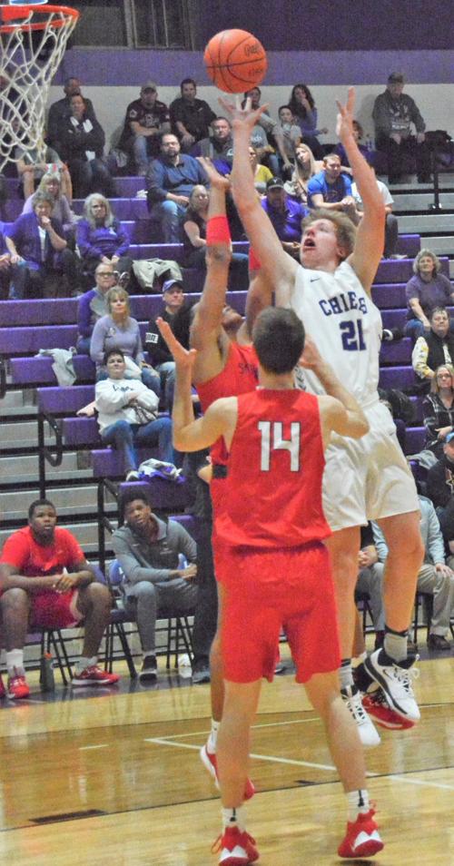 Justin Wolfe to the basket