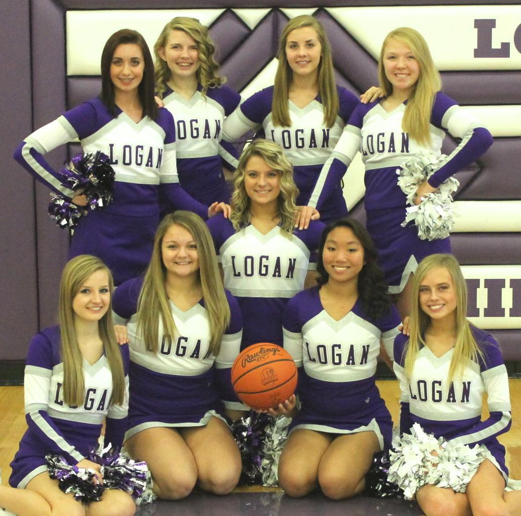 Junior varsity basketball cheerleaders Sports