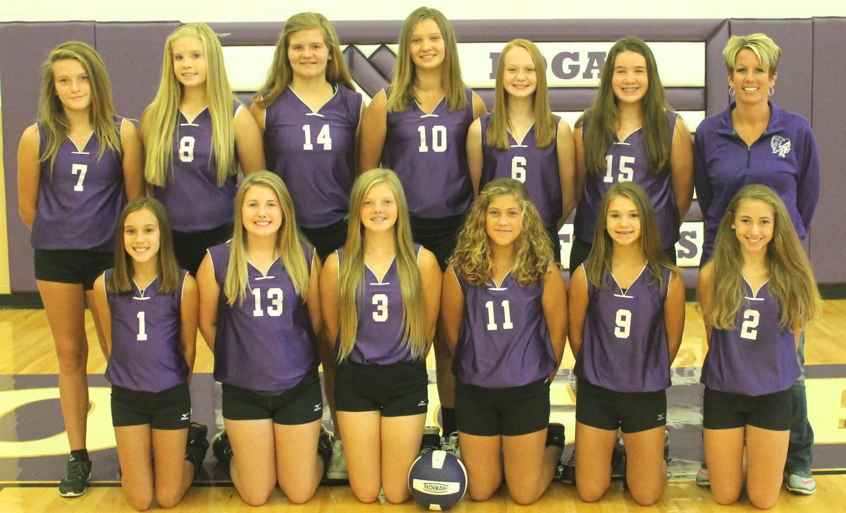 Logan seventhgrade volleyball team Sports
