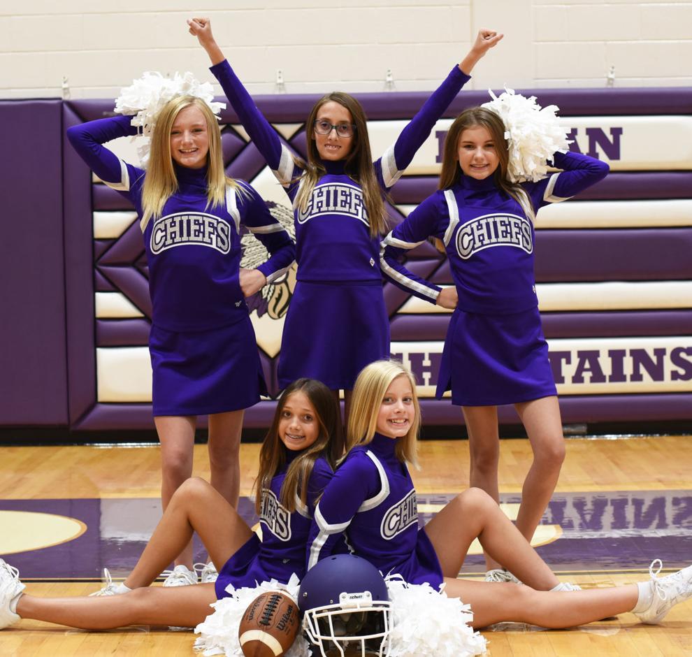 Seventh Grade Football Cheerleaders Sports
