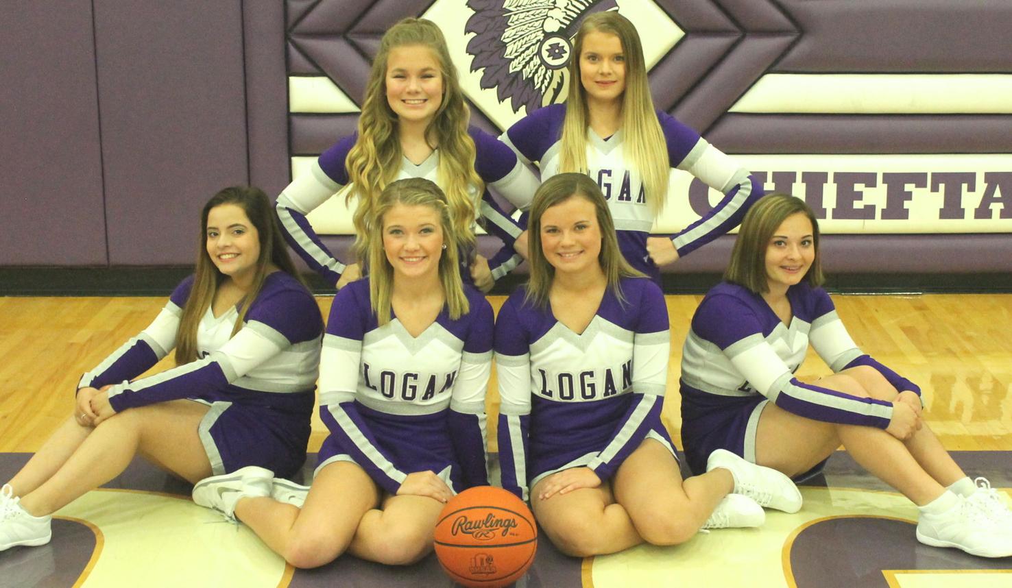 Junior varsity basketball cheerleaders Sports