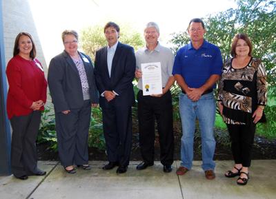 Proclamation presented