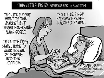 Editorial Cartoon: An inflation tale