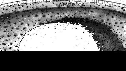 Editorial Cartoon: Crumbling | Editorial | lompocrecord.com