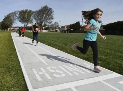 Project leaders unveil new community track and field at Lompoc's Hapgood Elementary