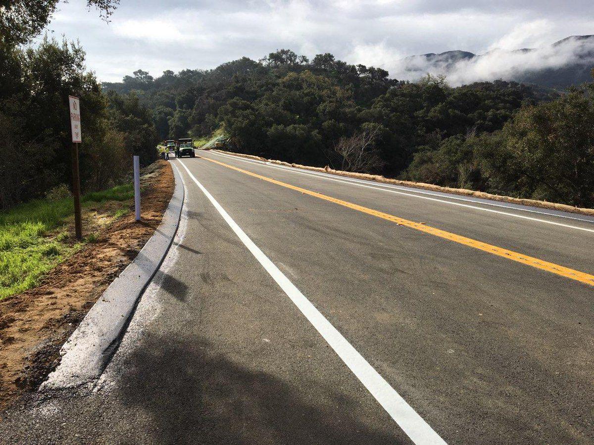 Caltrans Hwy 154 reopens early after storm damage Local News