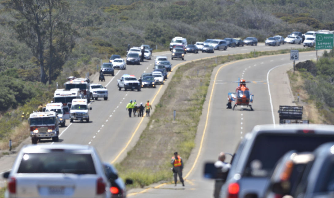 Car goes off Highway 1 near Vandenberg Air Force Base | Local News ...