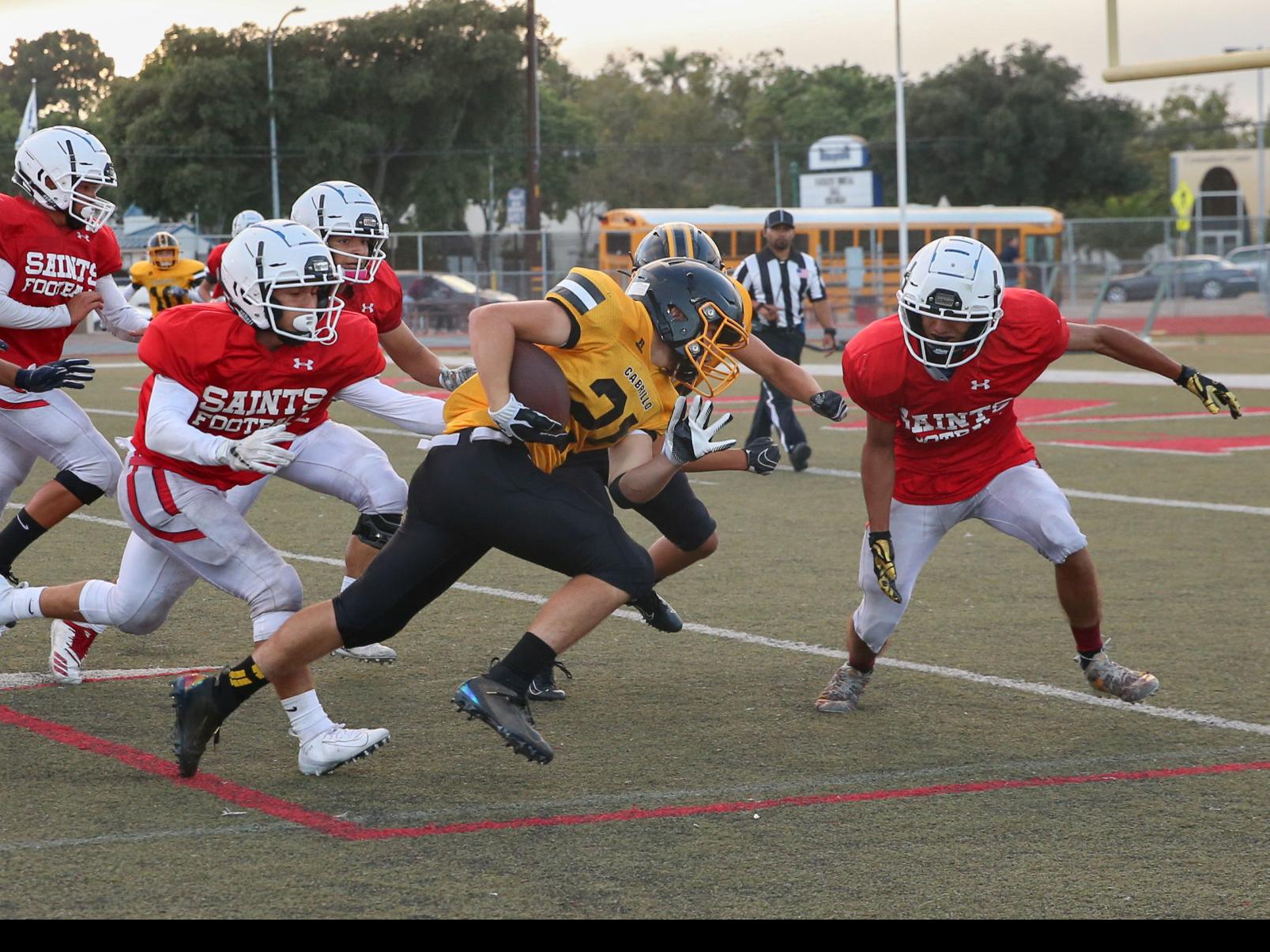 Football Santa Maria Sees Room For Improvement While Cabrillo