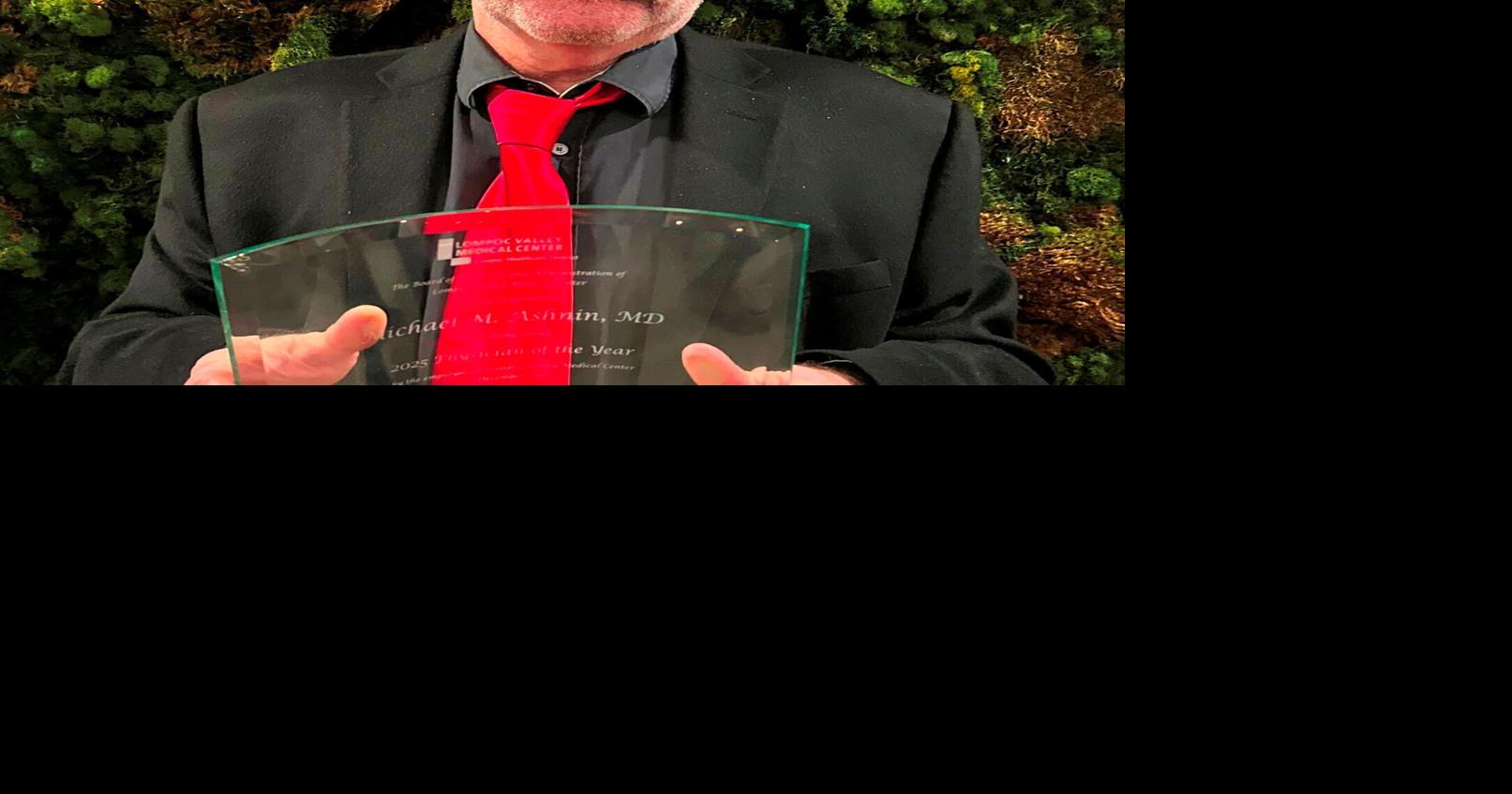 Dr. Michael Ashnin named Lompoc hospital's 2025 Physician of the Year
