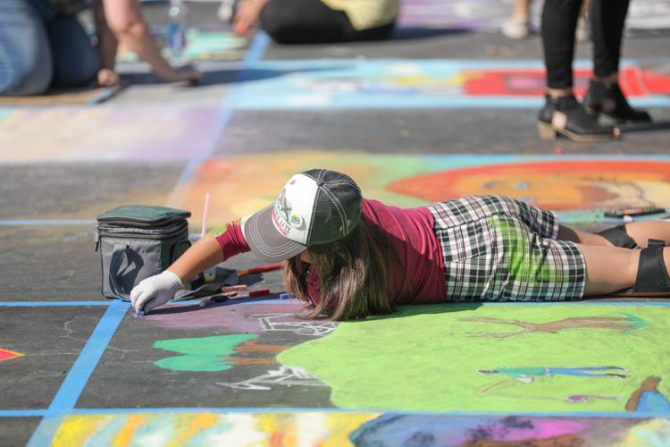 Photos: Lompoc Chalk Festival brings art to the street this weekend