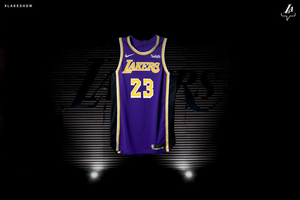 lakers jersey up and down