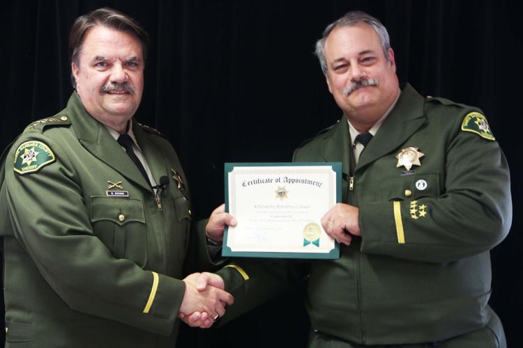New undersheriff sworn in during Sheriff's Office promotional ceremony ...