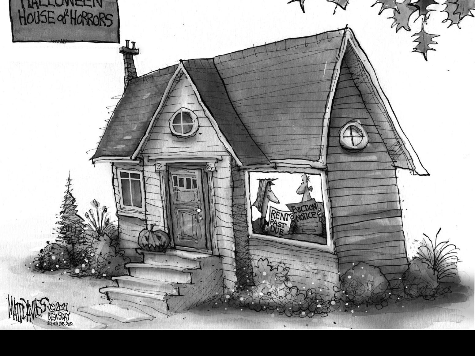 Editorial Cartoon: Haunted House | Editorial 