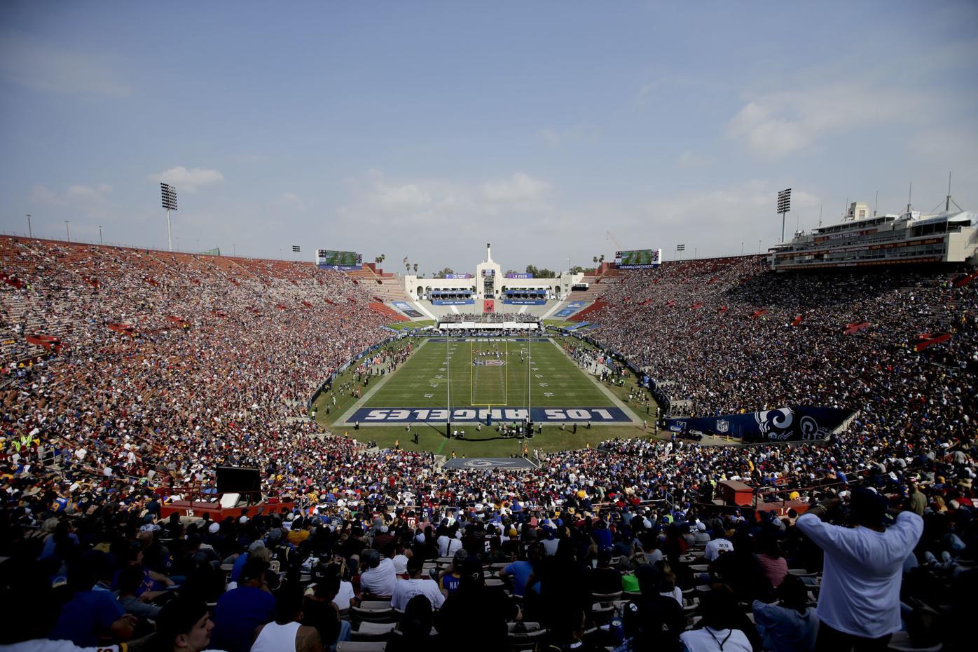 L.A. RAMS HEADING TO SUPER BOWL LIII - Los Angeles Coliseum