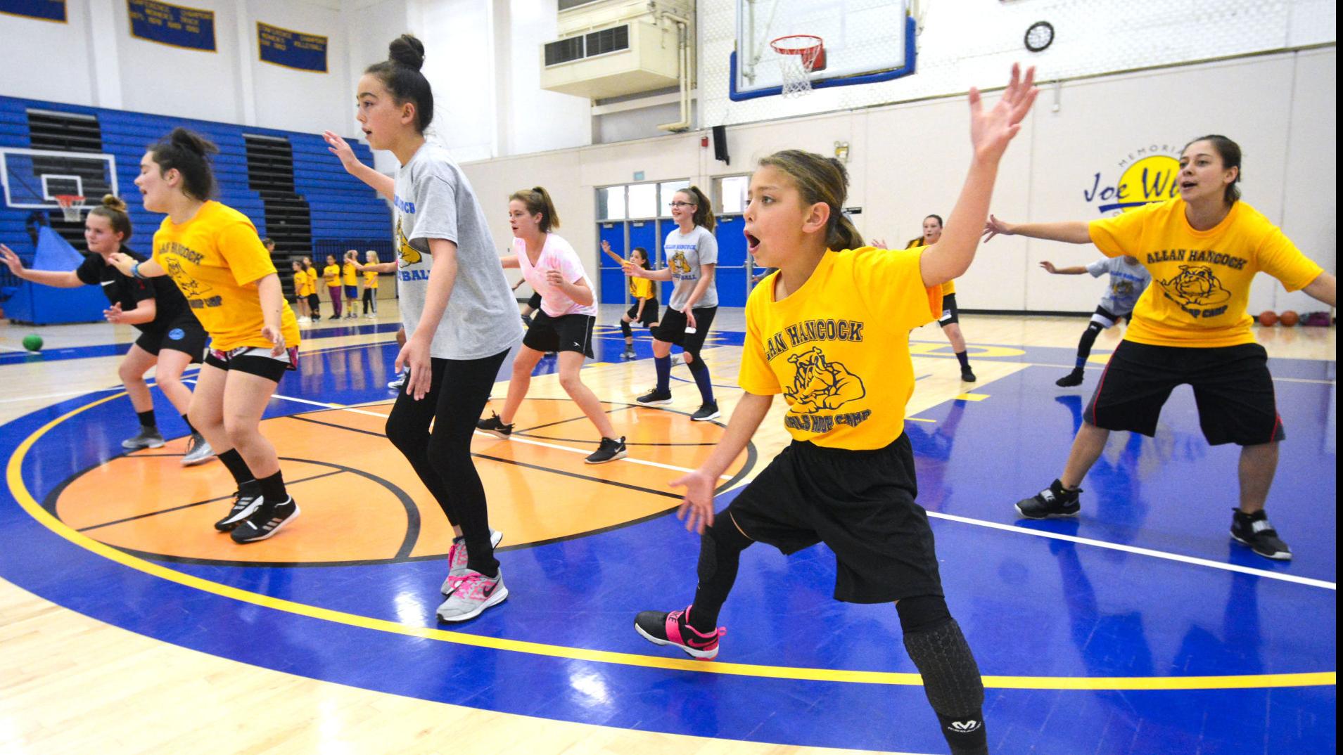 Hancock College S Girls Basketball Camp Keeps Thriving Sports