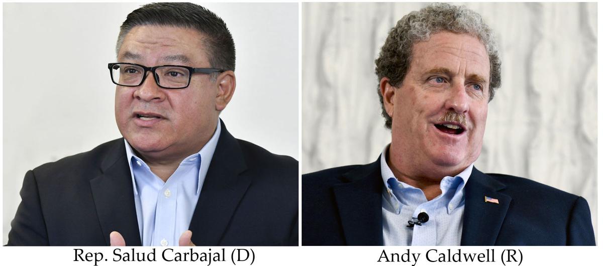 Salud Carbajal and Andy Caldwell