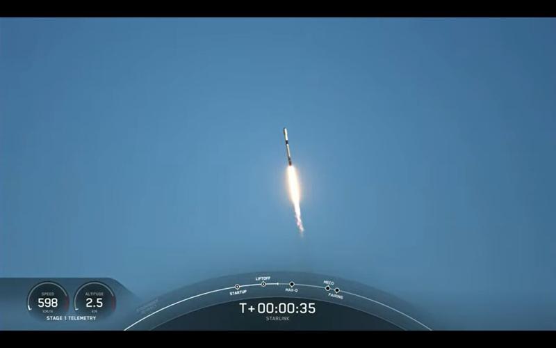 SpaceX Falcon 9 launch from Vandenberg successfully deploys 46 Starlink ...