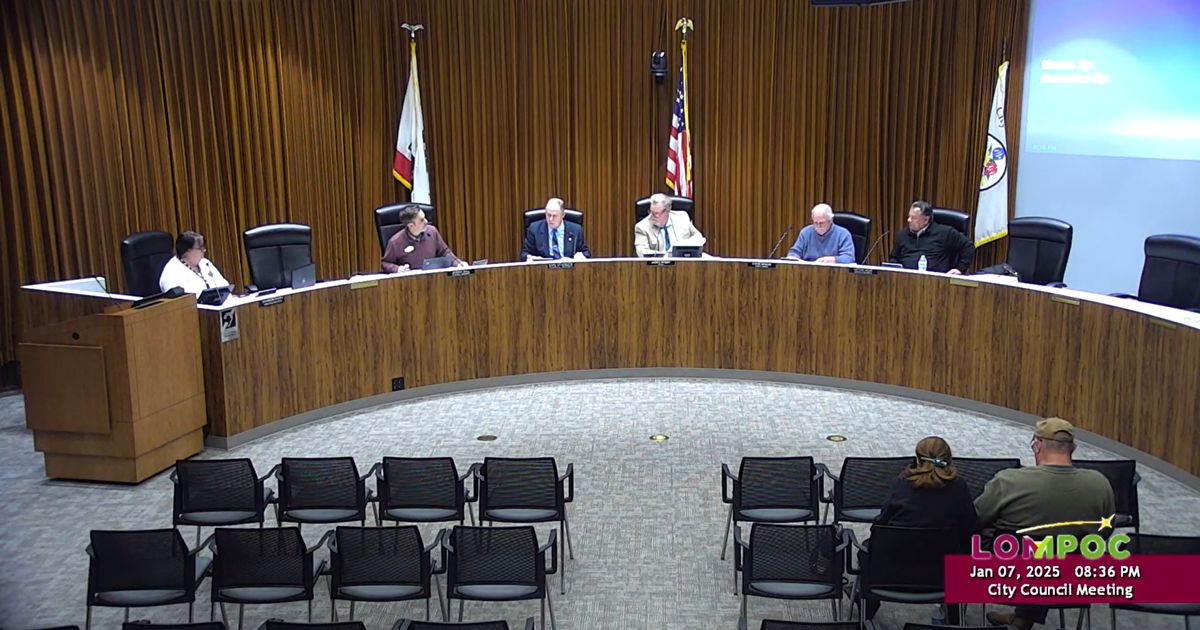 Lompoc City Council kicks off 2025 with new ordinances, key ...