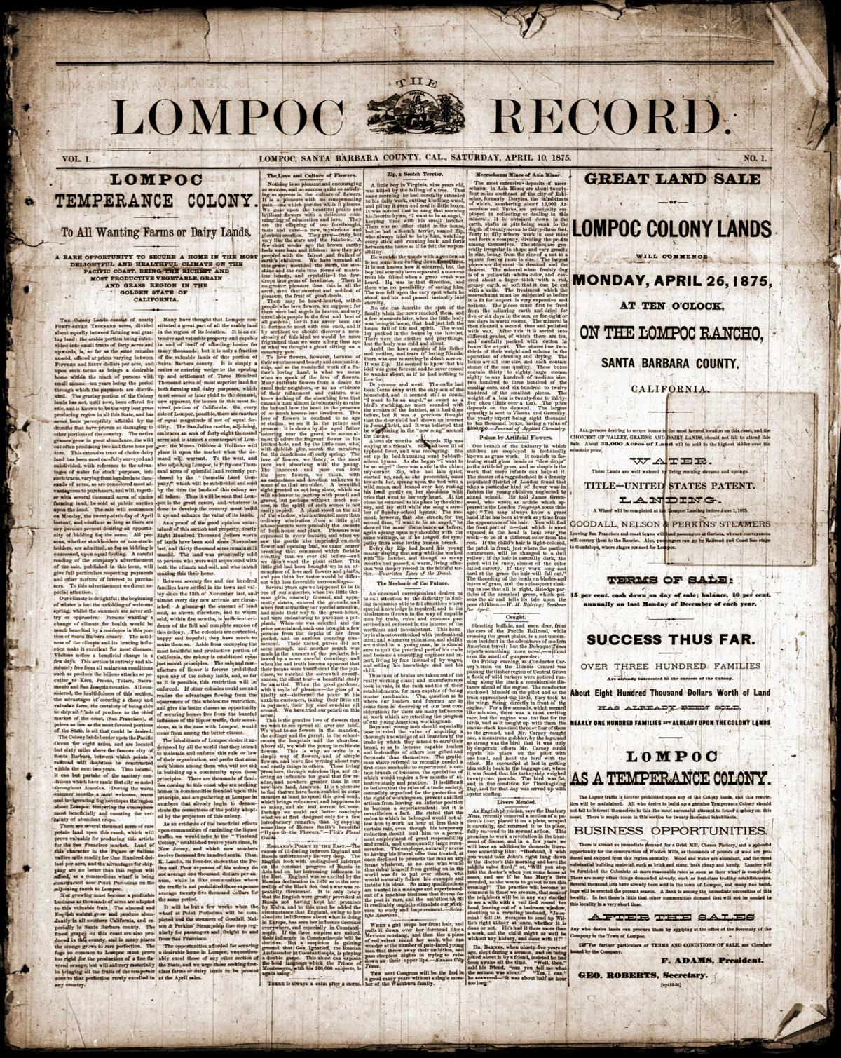 Lompoc's early Prohibition experiment led to bombing, vigilantism
