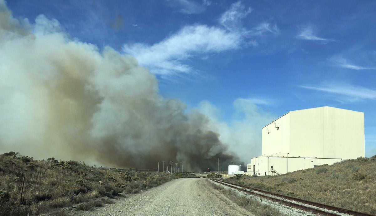 GALLERY: Fire Burning On Vandenberg Air Force Base Near Lompoc | Local ...