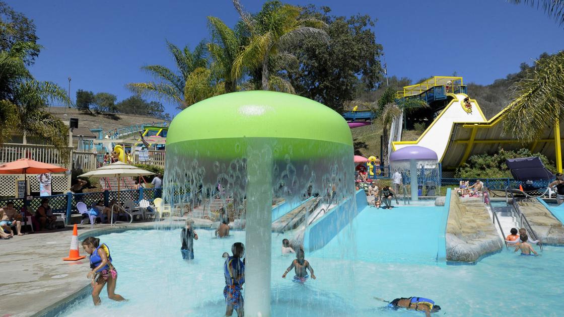 mustang water slides