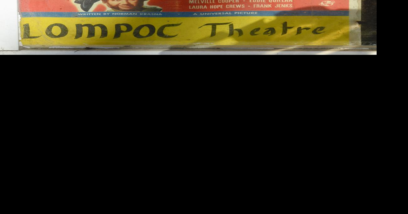 Photos Old movie posters found in walls of Lompoc Theatre Local News