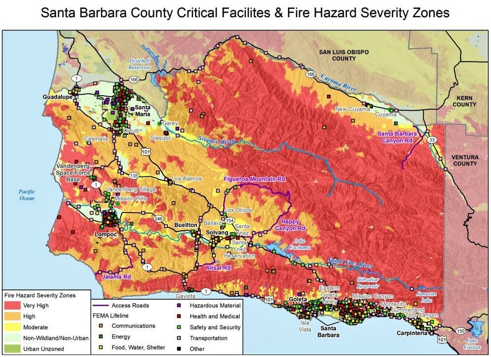 Radar Weather Forecast Map - Santa Barbara County Fire Department