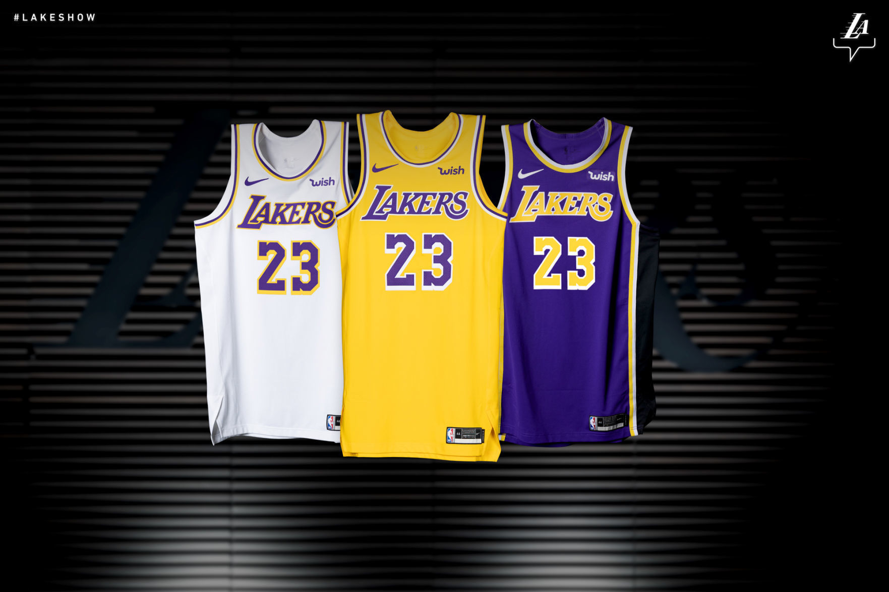 Los Angeles Lakers unveil new jersey 