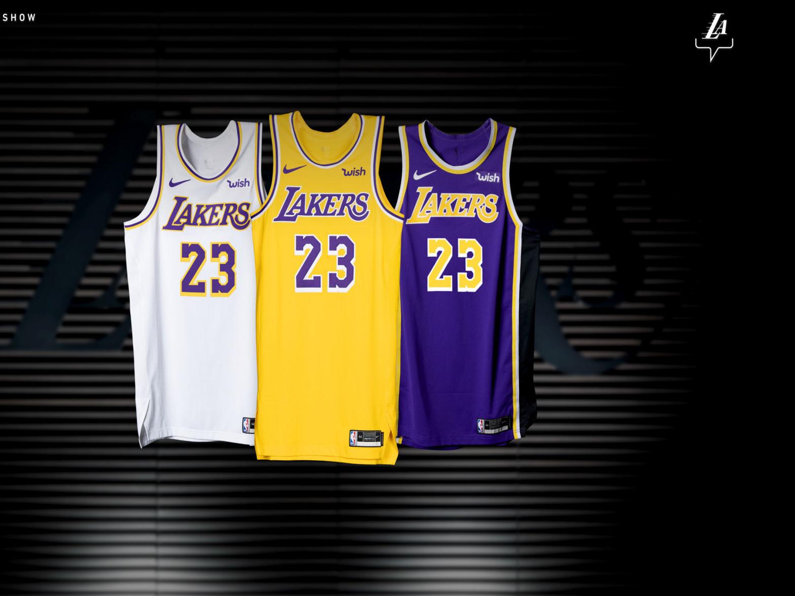 Los Angeles Lakers unveil new jersey design