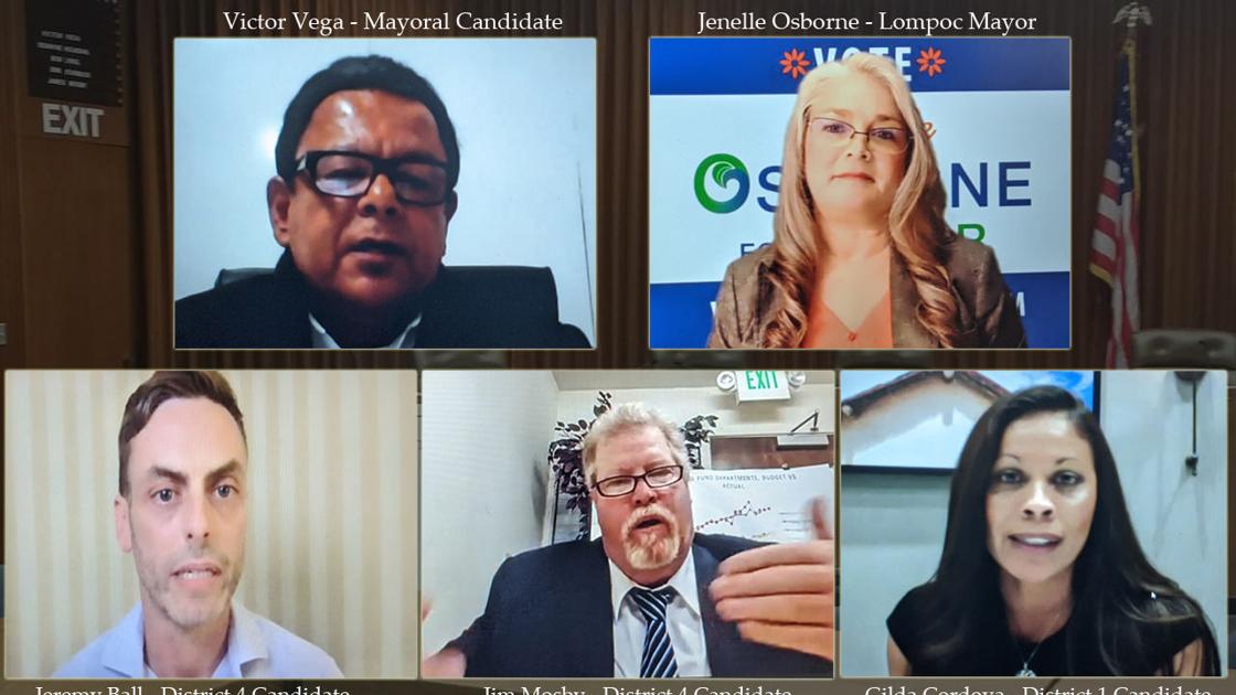Lompoc mayoral, council candidates debate issues from public safety to cannabis taxes | Local News