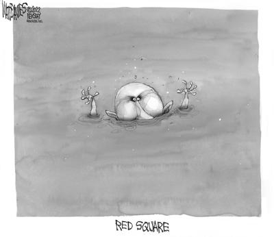Editorial Cartoon: Red Square