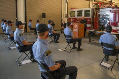 Hancock College graduates 20 fire cadets after training halted due to COVID- 19 | Crime and Courts | lompocrecord.com