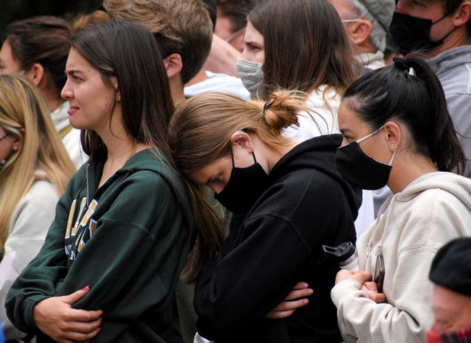 San Luis Obispo Cal Poly students react to the news from County Sheriffs of the arrest of Paul and Ruben Flores Tuesday