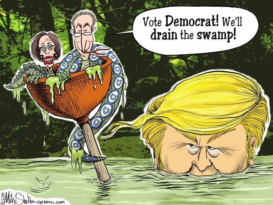 Editorial cartoon: Draining the swamp | Editorial Editorial cartoon: Draining the swamp | Editorial
