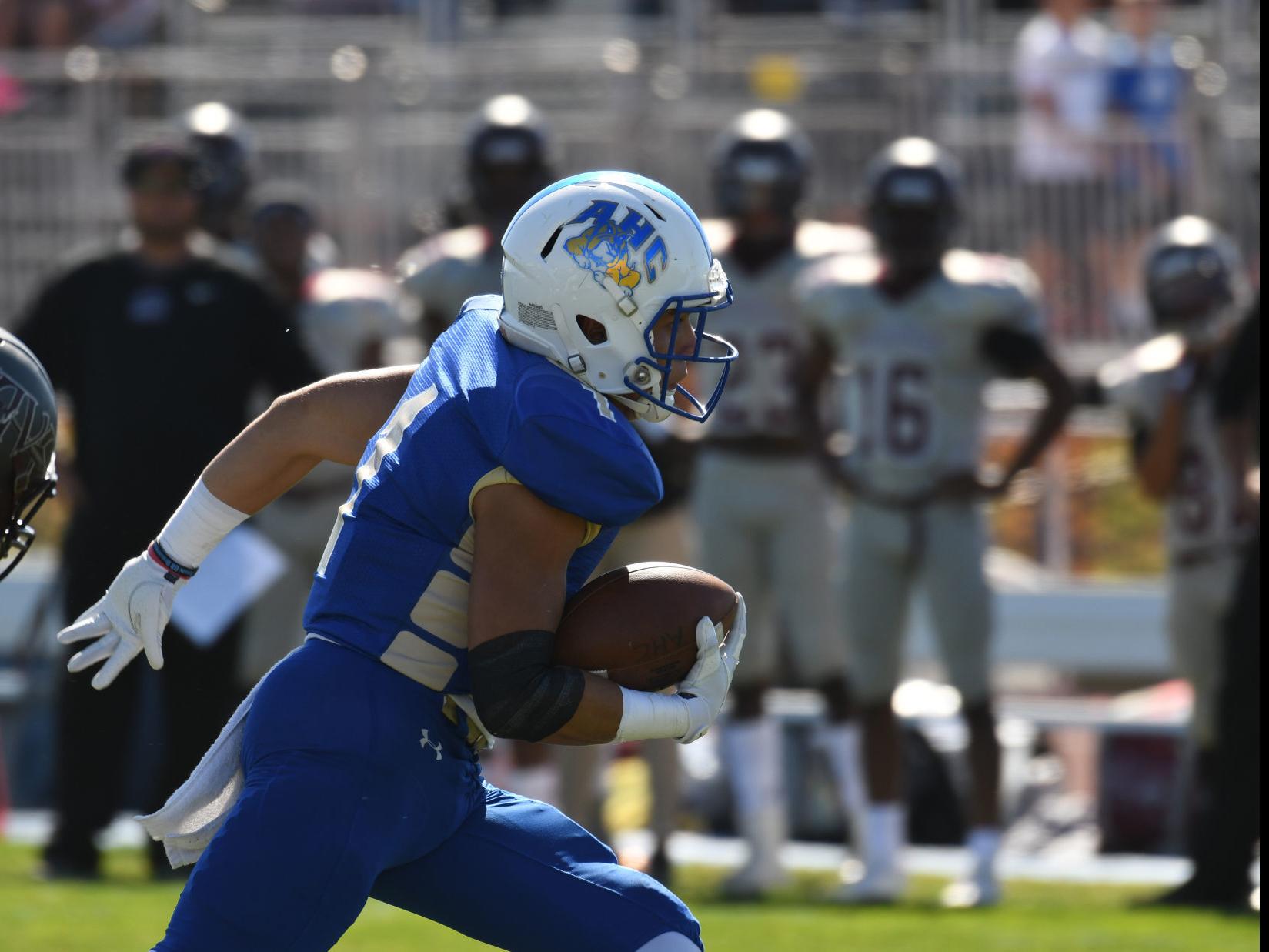 College Football Hancock Improves To 5 1 With Overtime Win At
