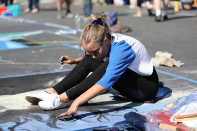 Photos: Lompoc Chalk Festival brings art to the street this weekend