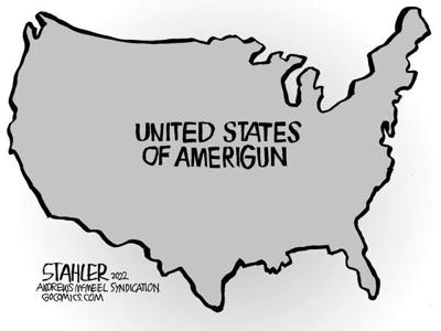 Editorial Cartoon: Gun violence