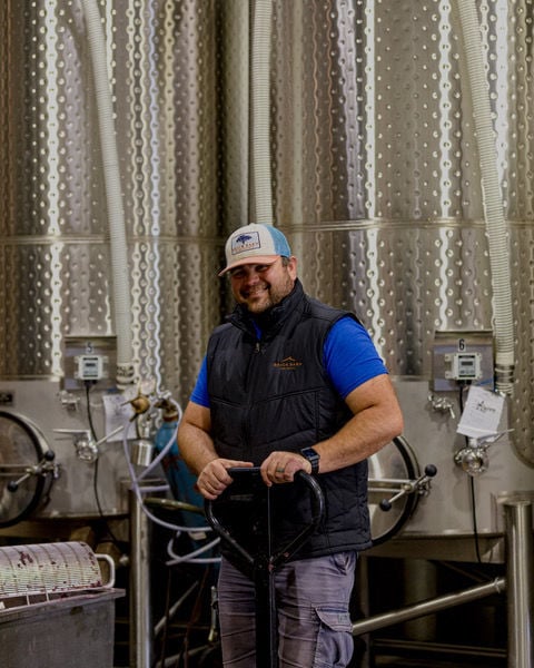 Winemaker Adrian Bolshoi of Brick Barn Wine Estate
